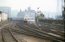 Norwich Trowse, 47179 getting some welly from the driver 14th June 1980